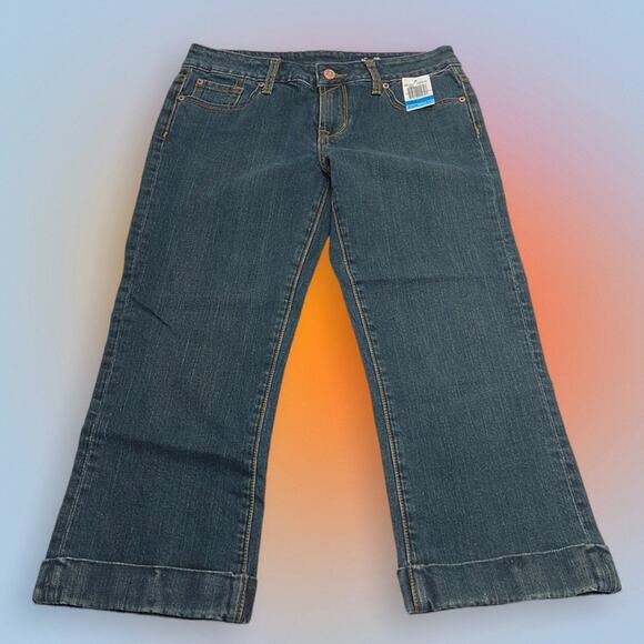 SEVEN 7 Women’s 9 (Juniors) Blue Jean Capri - Picture 1 of 3